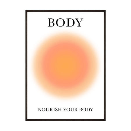 Plakat Positive Aura Body