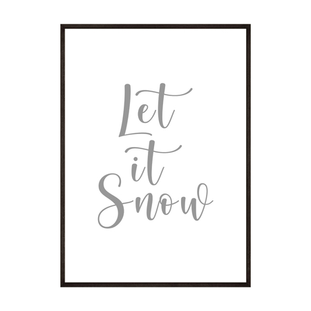 Plakat Let It Snow ver. 2