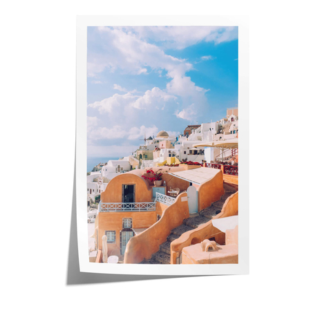 Plakat Santorini