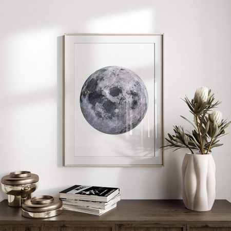 Plakat Księżyc