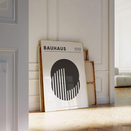 Plakat Bauhaus Black Circles