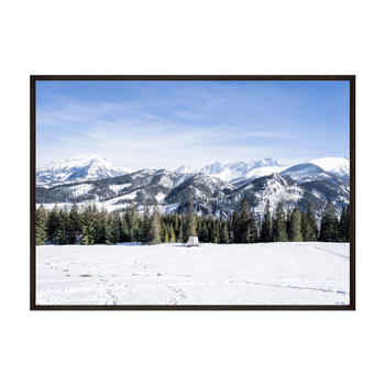 Plakat Widok Na Tatry Zimą